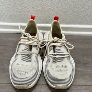 Sorel Women's Athletic Shoes in Cream and Gray 7.5